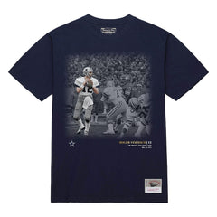Mitchell & Ness Roger Staubach Dallas Cowboys Moments T-Shirt Navy