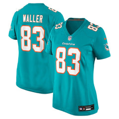 Nike Darren Waller Miami Dolphins Women's Team Game Jersey Aqua