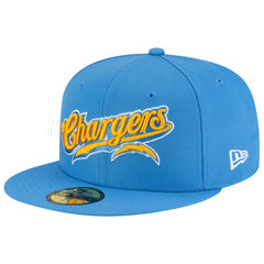Los Angeles Chargers New Era Born x Raised 59FIFTY Fitted Hat Powder Blue