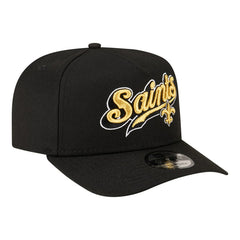 New Orleans Saints New Era Born x Raised A-Frame 9FIFTY Snapback Hat Black