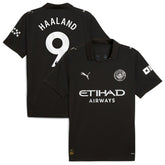 Erling Haaland Manchester City 2025/26 Away Replica Player Jersey Black - Puma cheap