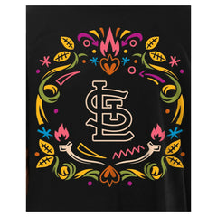 St. Louis Cardinals New Era Día de los Muertos T-Shirt - Black - New Era Discount