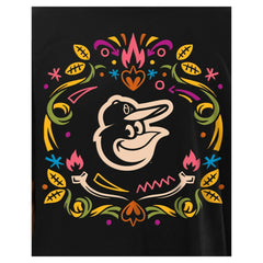 Baltimore Orioles New Era Día de los Muertos T-Shirt - Black - New Era Sale