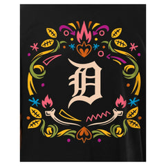 Detroit Tigers New Era Día de los Muertos T-Shirt - Black - New Era Lifestyle