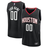 Houston Rockets Youth Fast Break Custom Jersey Statement Edition Black | Fanatics Lifestyle