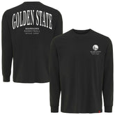 Golden State Warriors Sportiqe Unisex Athletic Club Collection Sherwood Relaxed Fit Premium Long-Sleeve T-Shirt Anthracite