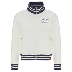 Golden State Warriors Sportiqe Women's Athletic Club Collection Sutton French Terry Full-Zip Jacket Cream