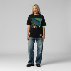 Mitchell & Ness Jacksonville Jaguars Women's Team Dynamic Boyfriend T-Shirt Black