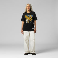 Mitchell & Ness Los Angeles Chargers Women's Team Dynamic Boyfriend T-Shirt Black