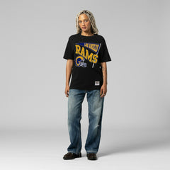 Mitchell & Ness Los Angeles Rams Women's Team Dynamic Boyfriend T-Shirt Black