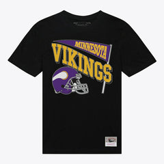 Mitchell & Ness Minnesota Vikings Women's Team Dynamic Boyfriend T-Shirt Black