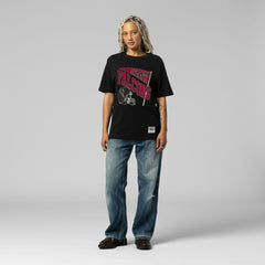 Mitchell & Ness Atlanta Falcons Women's Team Dynamic Boyfriend T-Shirt Black
