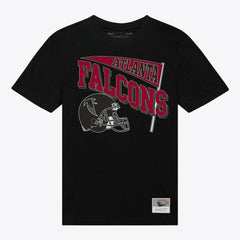 Mitchell & Ness Atlanta Falcons Women's Team Dynamic Boyfriend T-Shirt Black