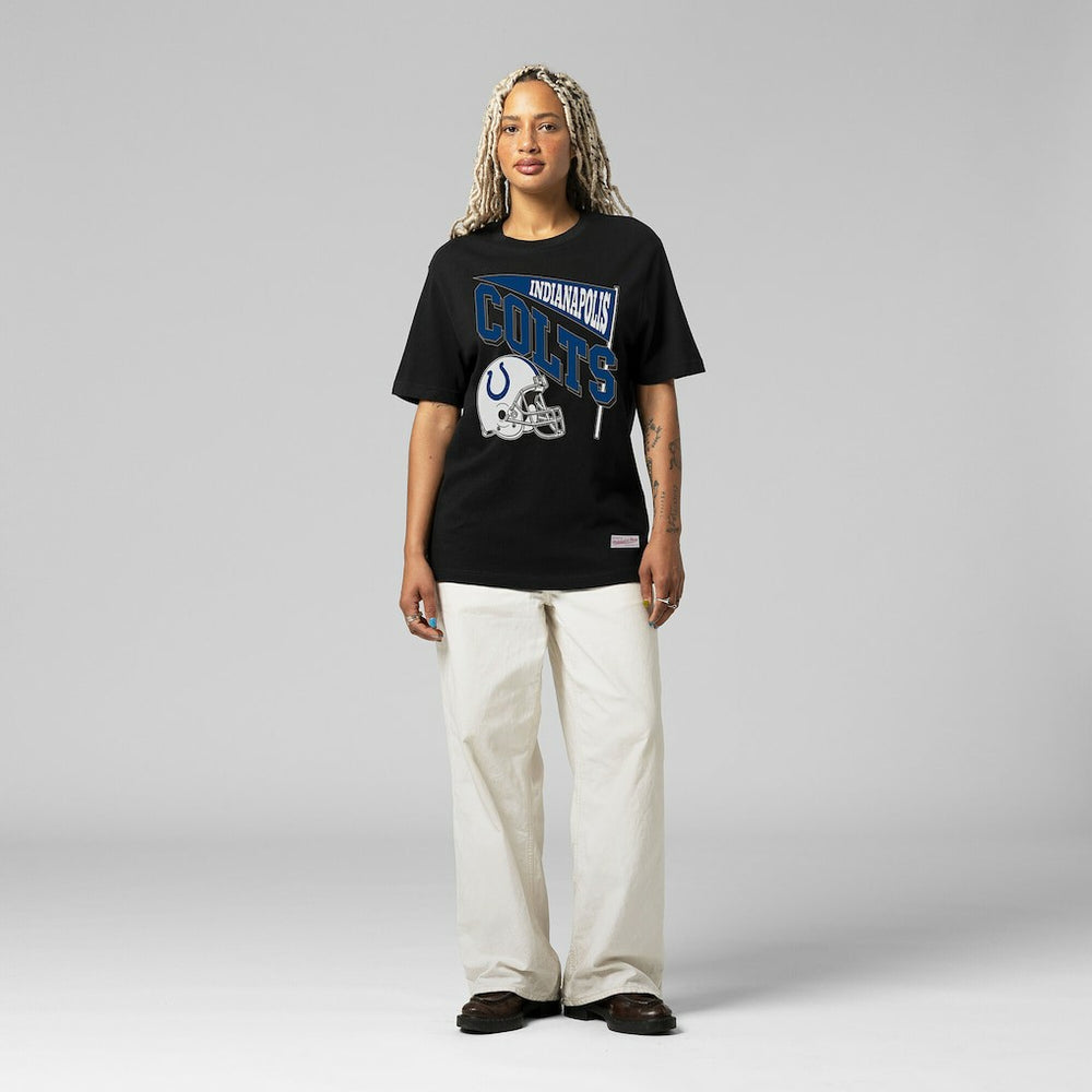 Mitchell & Ness Indianapolis Colts Women's Team Dynamic Boyfriend T-Shirt Black