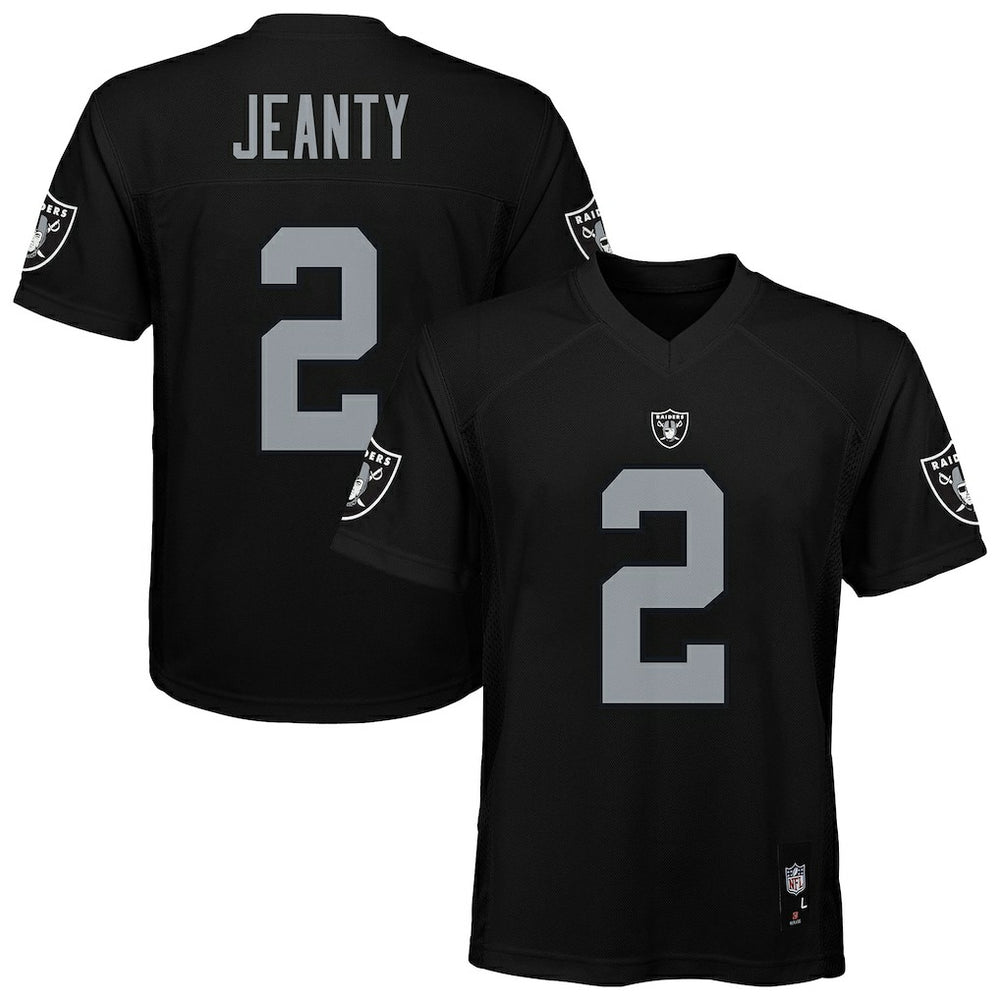 Ashton Jeanty Las Vegas Raiders Youth Replica Player Jersey Black