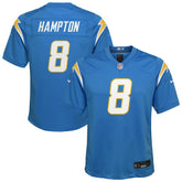 Nike Omarion Hampton Los Angeles Chargers Youth Team Game Jersey Powder Blue