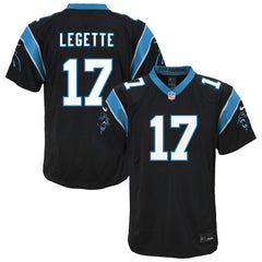 Nike Xavier Legette Carolina Panthers Youth Team Game Jersey Black