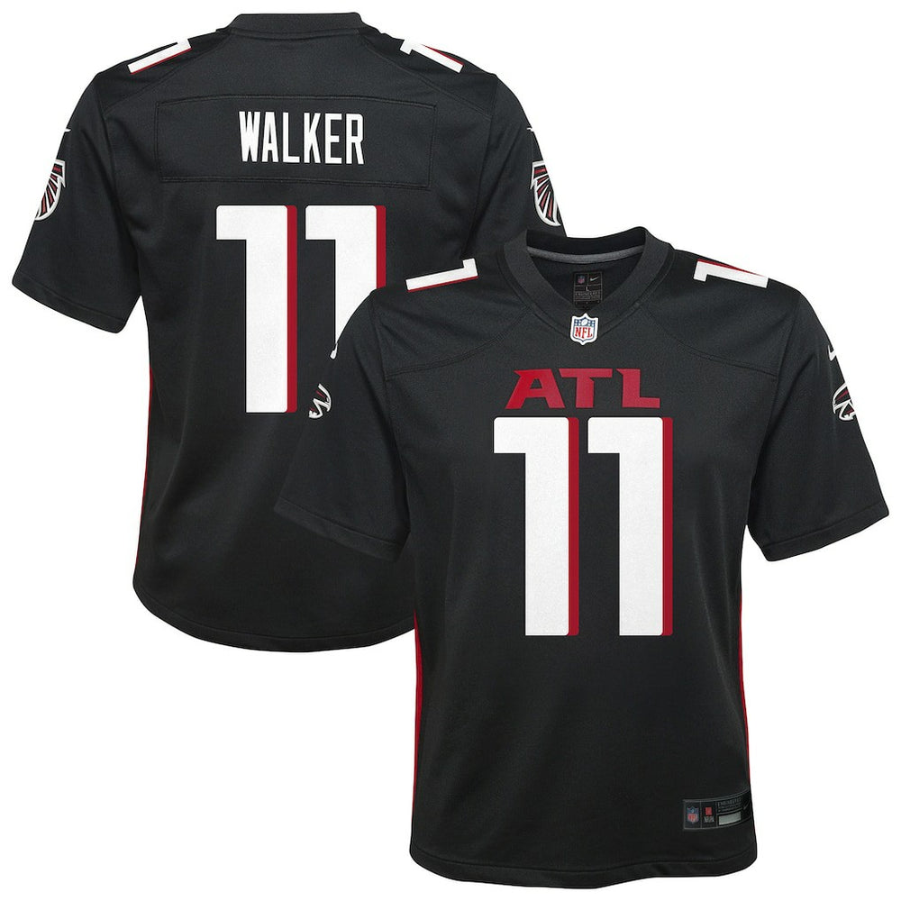 Nike Jalon Walker Atlanta Falcons Youth Team Game Jersey Black