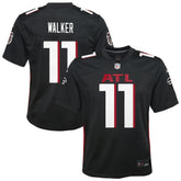 Nike Jalon Walker Atlanta Falcons Youth Team Game Jersey Black