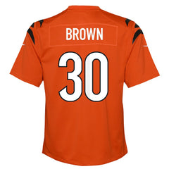 Nike Chase Brown Cincinnati Bengals Youth Youth Orange