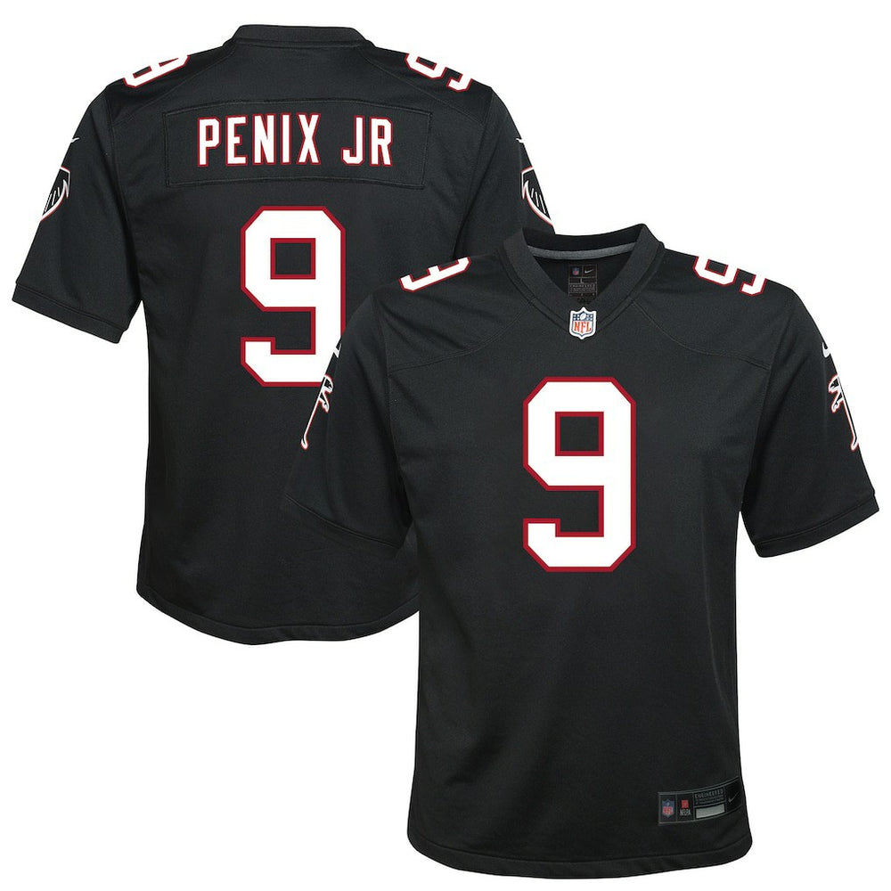 Nike Michael Penix Jr. Atlanta Falcons Youth Alternate Game Jersey Black