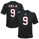 Nike Michael Penix Jr. Atlanta Falcons Youth Alternate Game Jersey Black