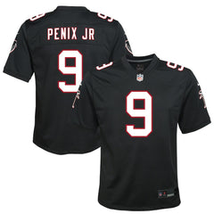Nike Michael Penix Jr. Atlanta Falcons Youth Alternate Game Jersey Black