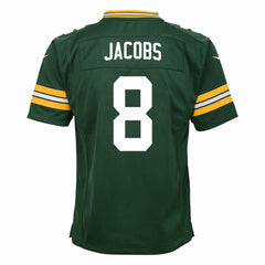 Nike Josh Jacobs Green Bay Packers Youth Team Game Jersey Green
