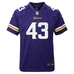 Nike Andrew Van Ginkel Minnesota Vikings Youth Youth Purple