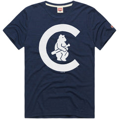 Chicago Cubs Homage Hyper Local Refresh Tri-Blend T-Shirt - Navy - MLB Sale
