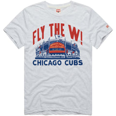 Chicago Cubs Homage Hyper Local Refresh Tri-Blend T-Shirt - Ash - MLB Discount