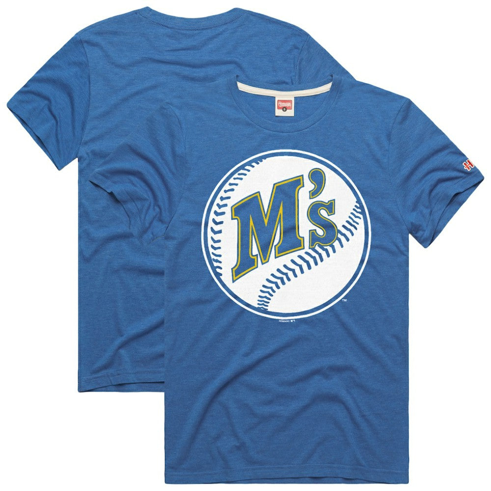 Seattle Mariners Homage Hyper Local Refresh T-Shirt - Royal - MLB Online