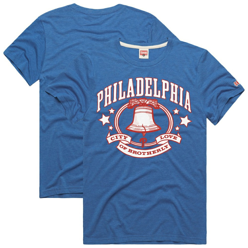 Philadelphia Phillies Homage Hyper Local Refresh T-Shirt - Royal - MLB on Sale