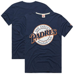 San Diego Padres Homage Hyper Local Refresh Tri-Blend T-Shirt - Navy - MLB Online