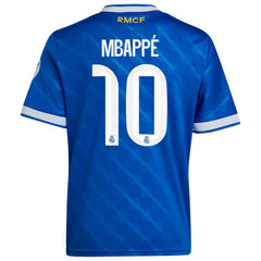 Kylian Mbappé Real Madrid Youth 2025/26 Third Replica Player Jersey Blue - Adidas sale