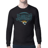 Jacksonville Jaguars Starter Team Track Graphic Long Sleeve T-Shirt Black
