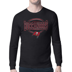 Tampa Bay Buccaneers Starter Team Track Graphic Long Sleeve T-Shirt Black