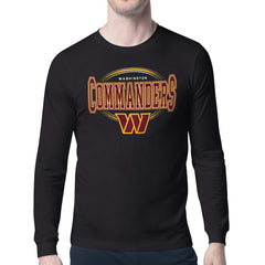 Washington Commanders Starter Team Track Graphic Long Sleeve T-Shirt Black