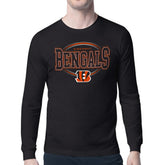 Cincinnati Bengals Starter Team Track Graphic Long Sleeve T-Shirt Black