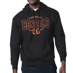 Cincinnati Bengals Starter Team Track Graphic Pullover Hoodie Black