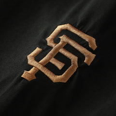 San Francisco Giants New Era Bronze Logo with Cross Bats Established T-Shirt - Black - New Era Lifestyle