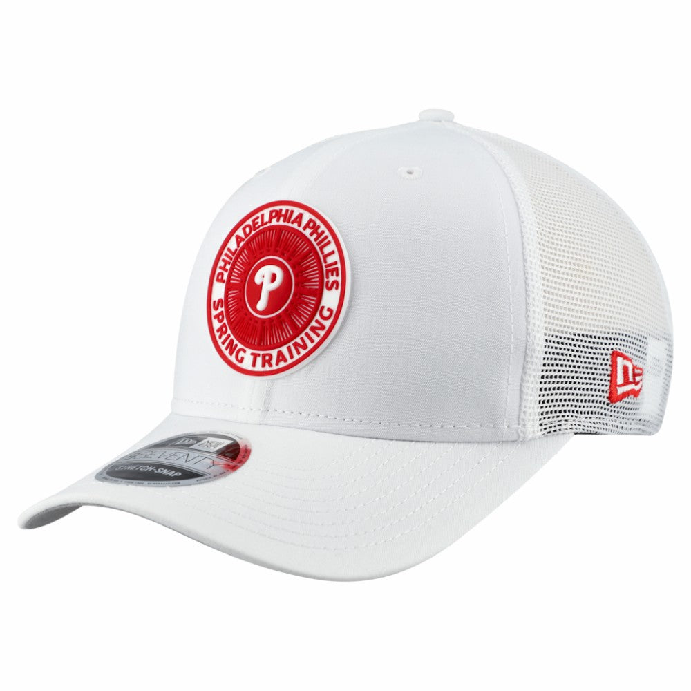 Philadelphia Phillies New Era 2026 Spring Training Fan Pack 9SEVENTY Adjustable Trucker Hat - White - New Era Lifestyle