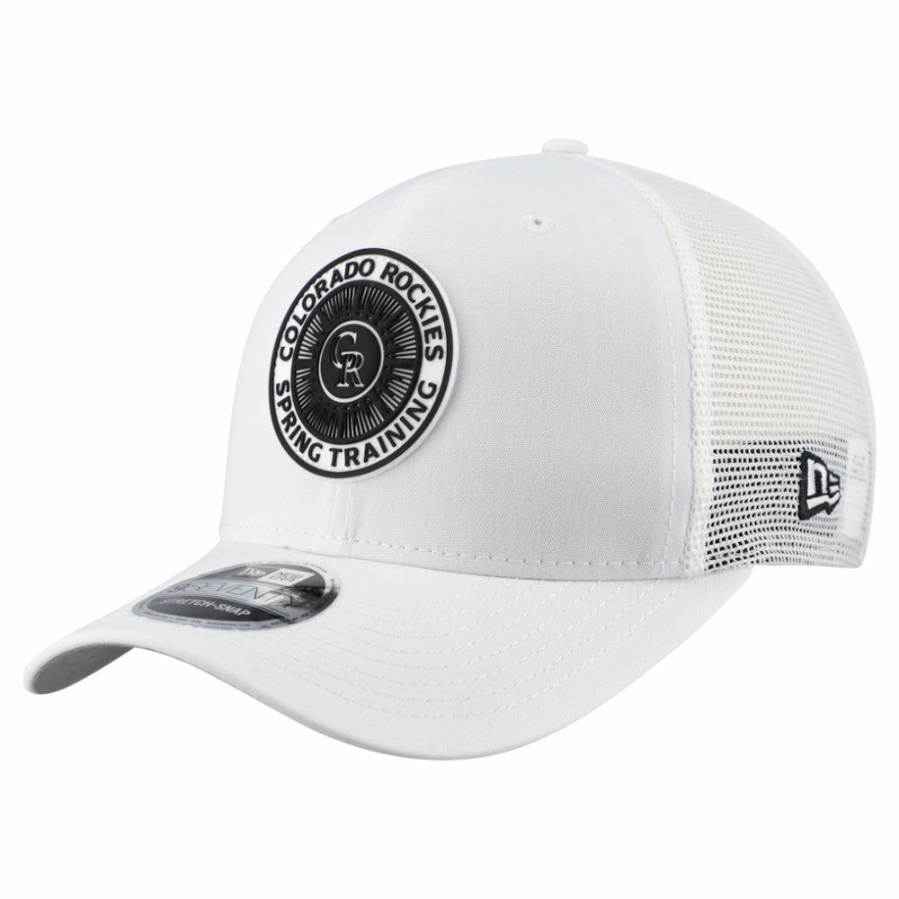 Colorado Rockies New Era 2026 Spring Training Fan Pack 9SEVENTY Adjustable Trucker Hat - White - New Era Lifestyle