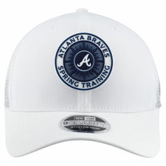Atlanta Braves New Era 2026 Spring Training Fan Pack 9SEVENTY Adjustable Trucker Hat - White - New Era Discount