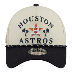 Houston Astros New Era 2026 Spring Training Fan Pack Rope A-Frame 9FORTY Adjustable Hat - Cream - New Era Discount