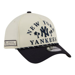 New York Yankees New Era 2026 Spring Training Fan Pack Rope A-Frame 9FORTY Adjustable Hat - Cream - New Era Sale