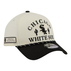 Chicago White Sox New Era 2026 Spring Training Fan Pack Rope A-Frame 9FORTY Adjustable Hat - Cream - New Era on Sale