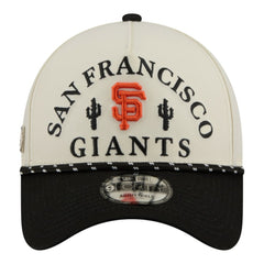 San Francisco Giants New Era 2026 Spring Training Fan Pack Rope A-Frame 9FORTY Adjustable Hat - Cream - New Era Lifestyle