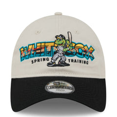 Chicago White Sox New Era Youth 2026 Spring Training Fan Pack Batter 9TWENTY Adjustable Hat - Stone/Black - New Era Online