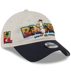 Atlanta Braves New Era Youth 2026 Spring Training Fan Pack Batter 9TWENTY Adjustable Hat - Stone/Navy - New Era on Sale